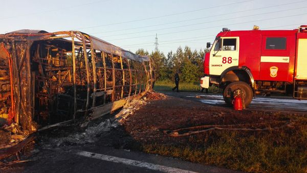 Accidente de autobús en Tartaristán Accidente de autobús en Tartaristán - Sputnik Mundo
