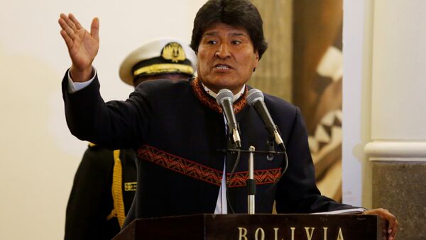 Evo Morales, presidente de Bolivia - Sputnik Mundo