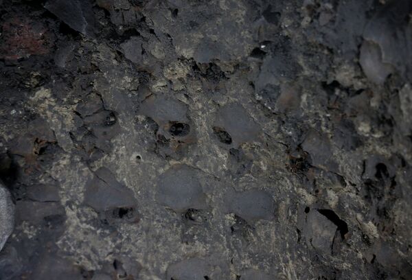 Fragmento de la torre de cráneos descubierta en Ciudad de México - Sputnik Mundo