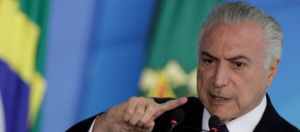 Michel Temer, presidente de Brasil - Sputnik Mundo