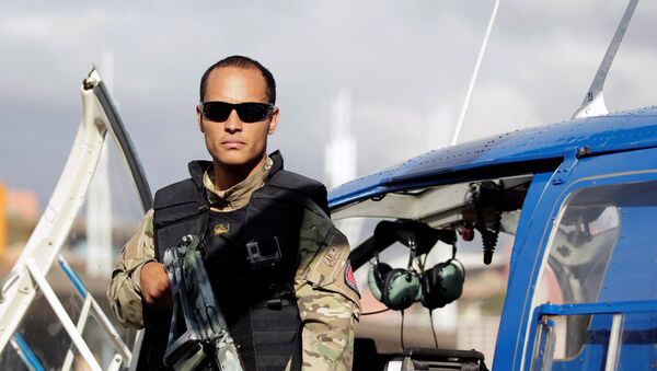 Óscar Pérez, piloto del helicóptero que atacó el Tribunal Supremo de Venezuela (archivo) - Sputnik Mundo