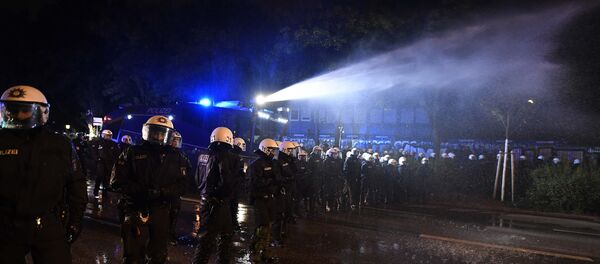 Protestas en Hamburgo, Alemania - Sputnik Mundo