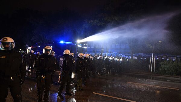 Protestas en Hamburgo, Alemania - Sputnik Mundo