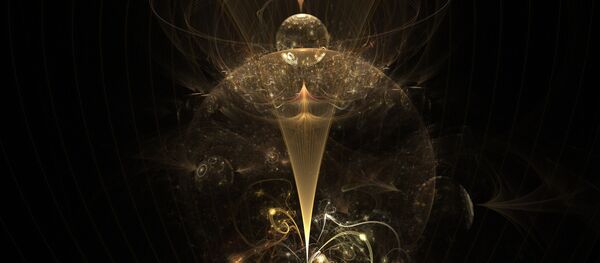 Un agujero negro (ilustración) - Sputnik Mundo