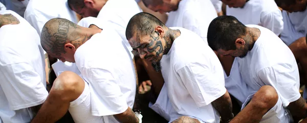 Miembros arrestados de la pandilla Mara Salvatrucha Miembros arrestados de la pandilla Mara Salvatrucha - Sputnik Mundo