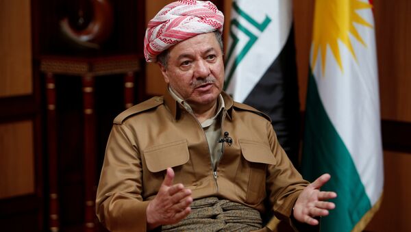 Masud Barzani, presidente del Kurdistán iraquí (archivo) - Sputnik Mundo