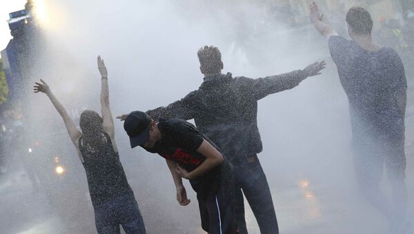 Choques durante una manifestación en Hamburgo - Sputnik Mundo