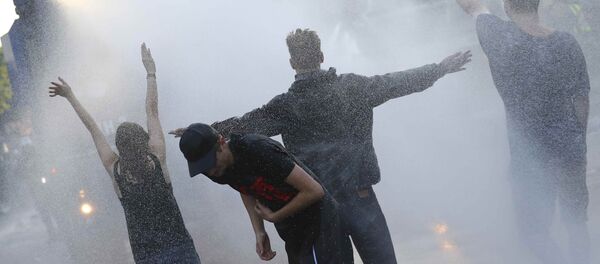 Choques durante una manifestación en Hamburgo - Sputnik Mundo