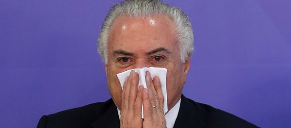 Michel Temer, presidente de Brasil - Sputnik Mundo