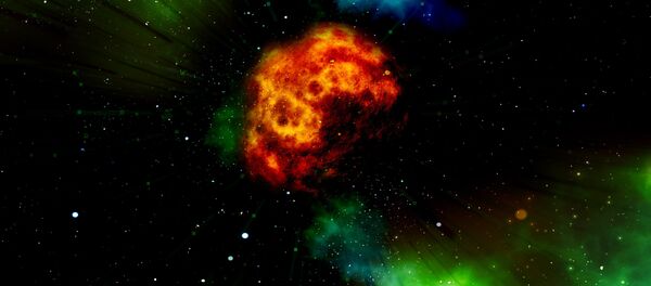 Un asteroide (ilustración) - Sputnik Mundo