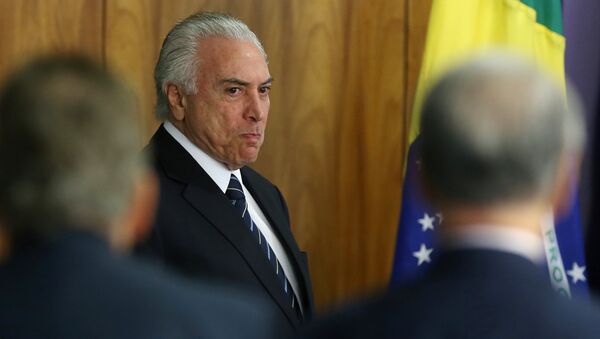 Michel Temer, presidente de Brasil - Sputnik Mundo