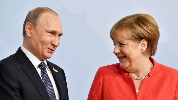 Presidente de Rusia, Vladímir Putin y canciller de Alemania, Angela Merkel Presidente de Rusia, Vladímir Putin y canciller de Alemania, Angela Merkel - Sputnik Mundo