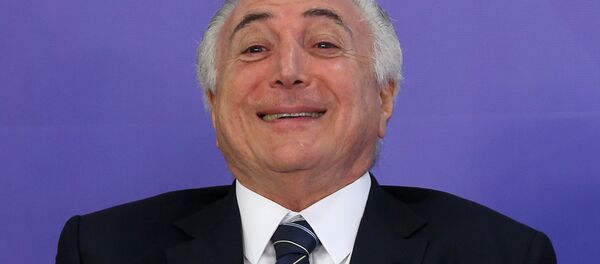 Michel Temer, presidente de Brasil - Sputnik Mundo