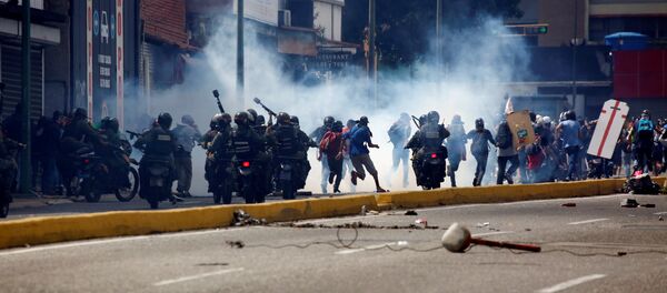 Protestas en Venezuela - Sputnik Mundo