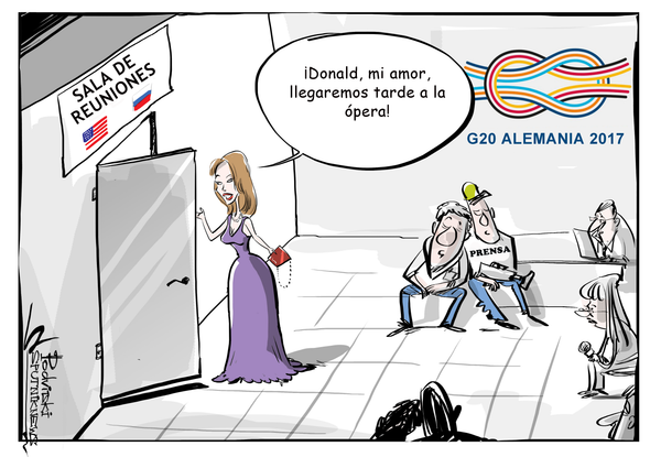 Ni siquiera Melania pudo sacar a Trump del encuentro con Putin - Sputnik Mundo