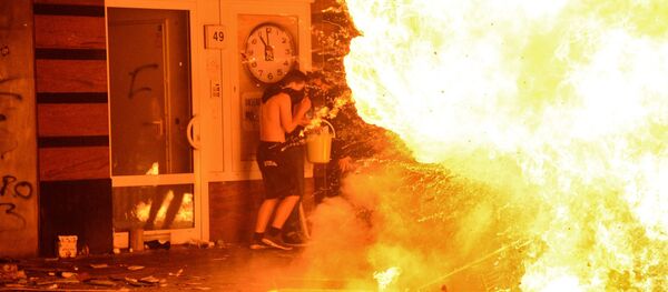 Protestas en Hamburgo - Sputnik Mundo