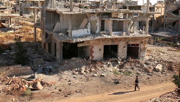 Edificios destruidos en Siria - Sputnik Mundo