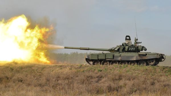 El tanque ruso T-72B3 El tanque ruso T-72B3 - Sputnik Mundo