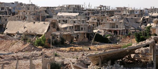 Edificios destruidos en Deraa, Siria Edificios destruidos en Deraa, Siria - Sputnik Mundo