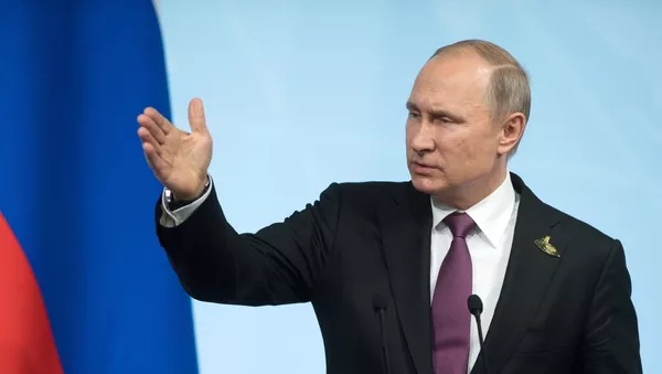 El presidente ruso Vladímir Putin en la cumbre G20, Hamburgo