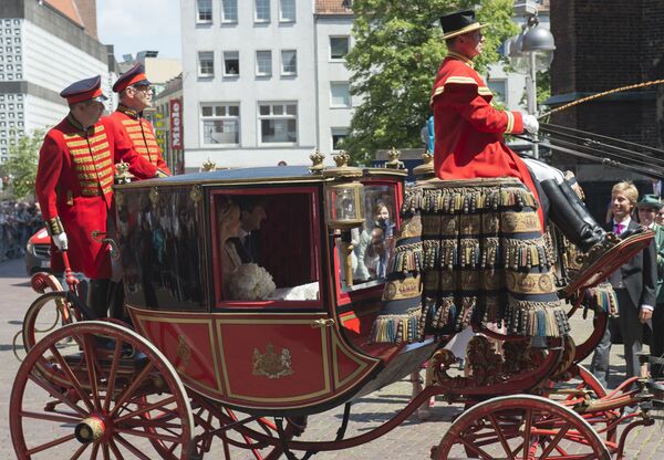 El príncipe heredero de Hannover Ernesto Augusto y su esposa Ekaterina Málisheva - Sputnik Mundo