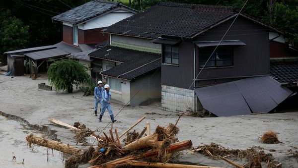 Inundaciones en Japón Inundaciones en Japón - Sputnik Mundo