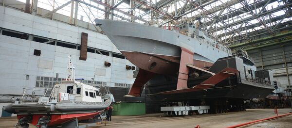 Un barco hidroala ruso (imagen referencial) - Sputnik Mundo