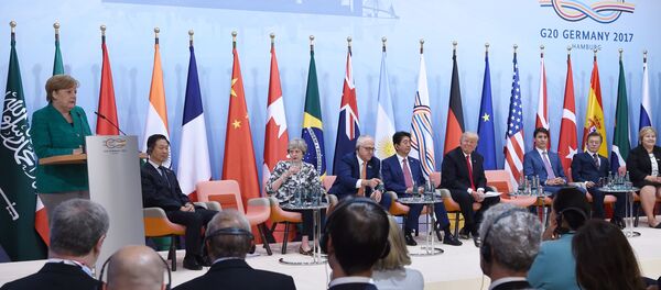 Cumbre del G20 en Hamburgo, Alemania Cumbre del G20 en Hamburgo, Alemania - Sputnik Mundo