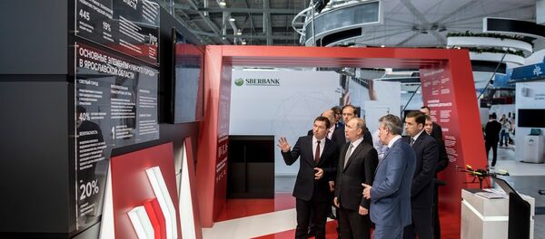 La exposición industrial Innoprom del consorcio tecnológico Rostec - Sputnik Mundo