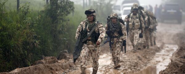 Los militares colombianos Los militares colombianos - Sputnik Mundo