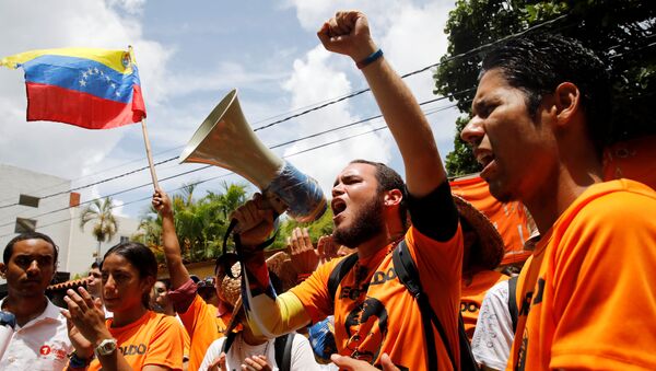 Las protestas en Venezuela - Sputnik Mundo