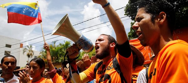 Las protestas en Venezuela - Sputnik Mundo