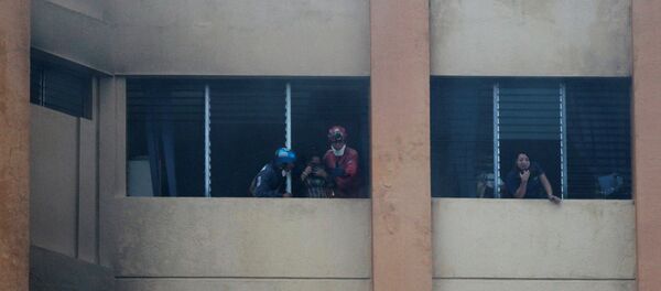 Incendio en el edificio del Ministerio de Hacienda de El Salvador - Sputnik Mundo