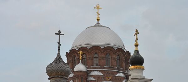 Catedral y Monasterio de la Asunción de la localidad de Sviajsk, Rusia - Sputnik Mundo