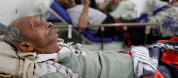 Enfermos de cólera en Yemén (archivo) - Sputnik Mundo