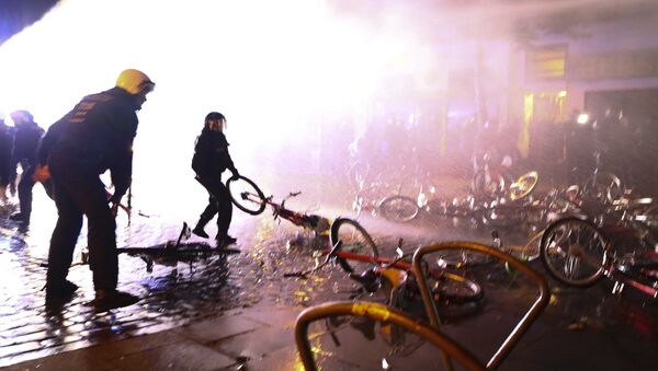 Protestas en Hamburgo, Alemania - Sputnik Mundo