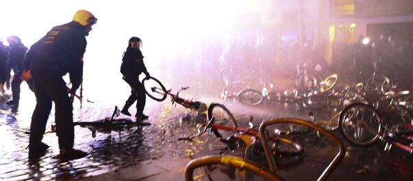 Protestas en Hamburgo, Alemania - Sputnik Mundo