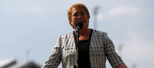 Michelle Bachelet, presidenta de Chile - Sputnik Mundo