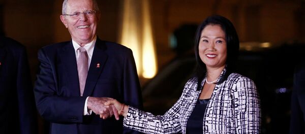 Keiko Fujimori y Pedro Pablo Kuczynski, el presidente de Perú - Sputnik Mundo