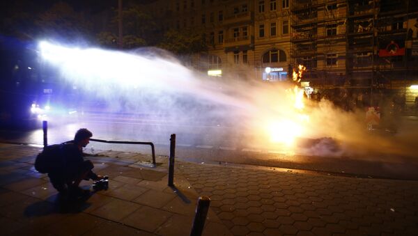 Protestas en Hamburgo - Sputnik Mundo