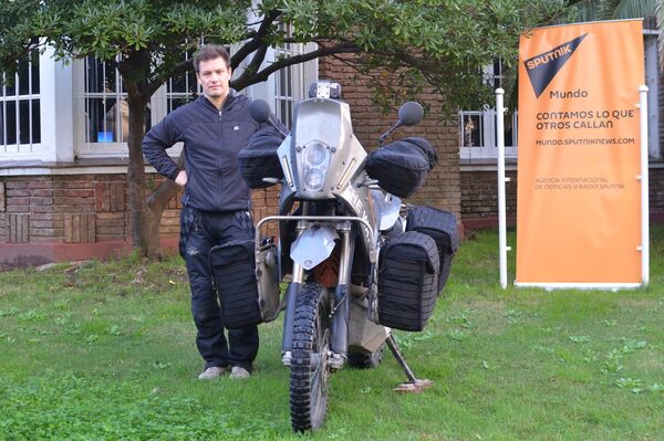 El viajero ruso Oleg Jaritónov - Sputnik Mundo