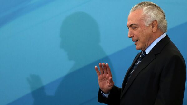 Michel Temer, presidente de Brasil - Sputnik Mundo