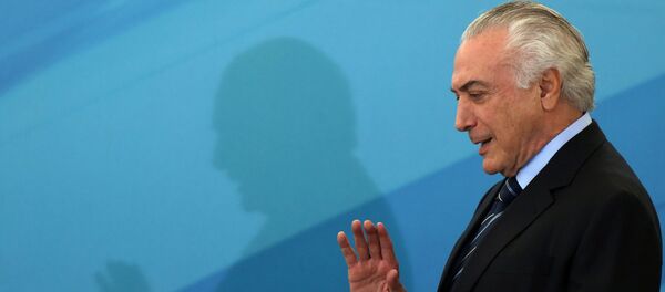 Michel Temer, presidente de Brasil - Sputnik Mundo