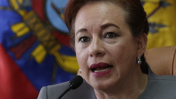 María Fernanda Espinosa, canciller de Ecuador - Sputnik Mundo