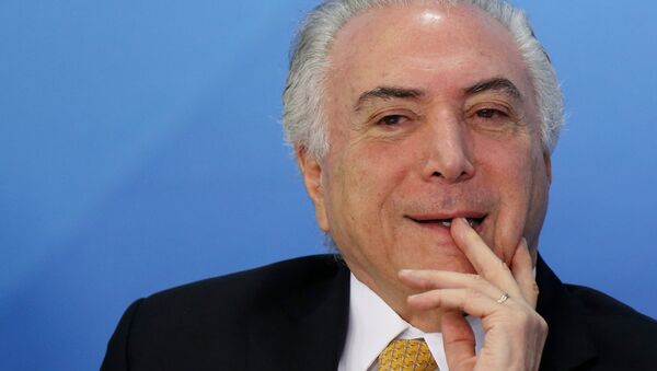 Michel Temer, presidente de Brasil - Sputnik Mundo