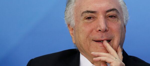 Michel Temer, presidente de Brasil - Sputnik Mundo