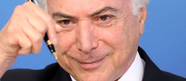 Michel Temer, presidente de Brasil - Sputnik Mundo