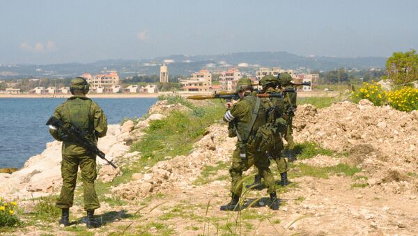 Las maniobras ruso-sirias en la base de Tartus (archivo) - Sputnik Mundo