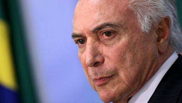 Michel Temer, expresidente de Brasil - Sputnik Mundo