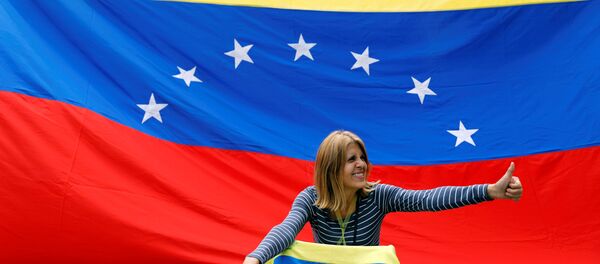 Protesta de la oposición en Caracas, Venezuela - Sputnik Mundo